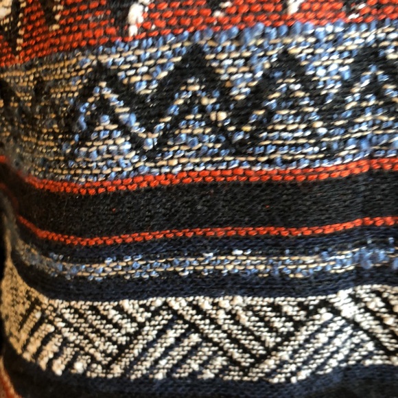 Anthropologie Southwest theme Elodie Medium Jacket/navy/red/white/light blue - Picture 9 of 16